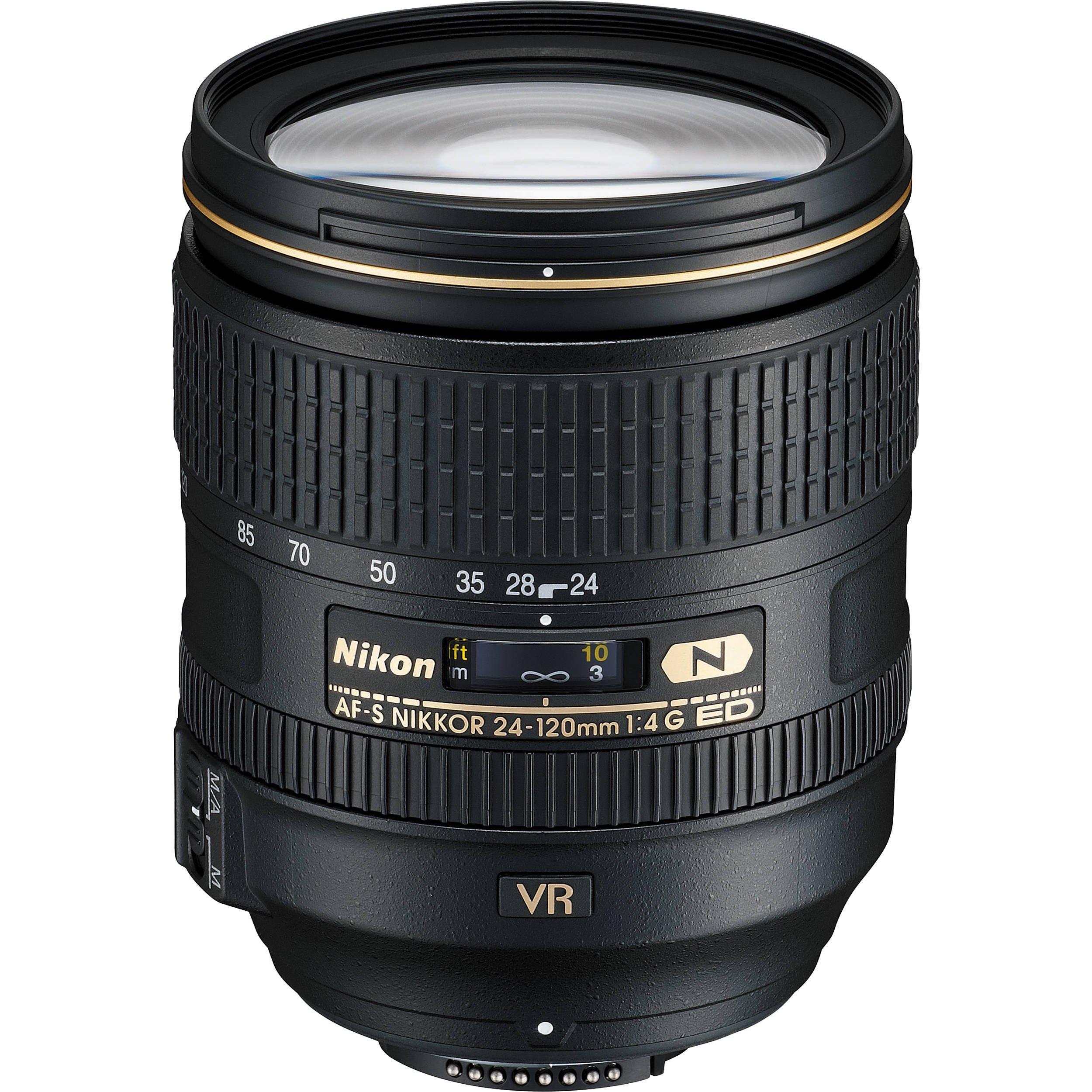 

Nikon Об єктив NIKKOR ED VR формату FX x EDVR AF-S 24-120 мм f/4G (36 мм 24 мм) AF-S24-120G