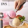 Hard Ice Cream Cutter Scoop with Trigger Stainless Steel Scooper Non-Stick Easy To Clean Handle Versatile Kitchen Tool for Home Dessert Shops