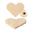Solid Wood Coaster with Logo Engraving - Square, Round, Heart Shapes for Home Use