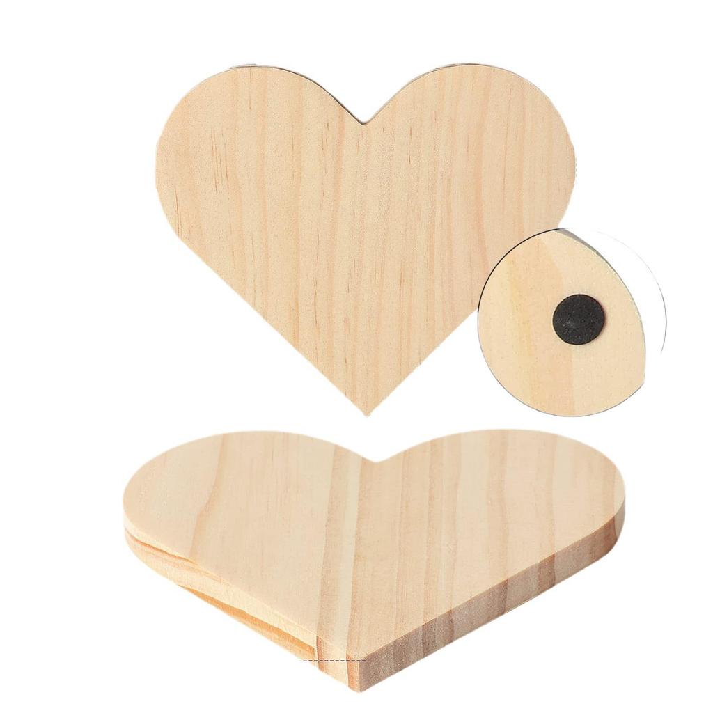 Solid Wood Coaster with Logo Engraving - Square, Round, Heart Shapes for Home Use