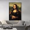 Zâmbet al Mona Lisa Portret Pânză Artă Picturi Reproduceri clasice Da Vinci celebru Art Print pentru living Cuadros Decor