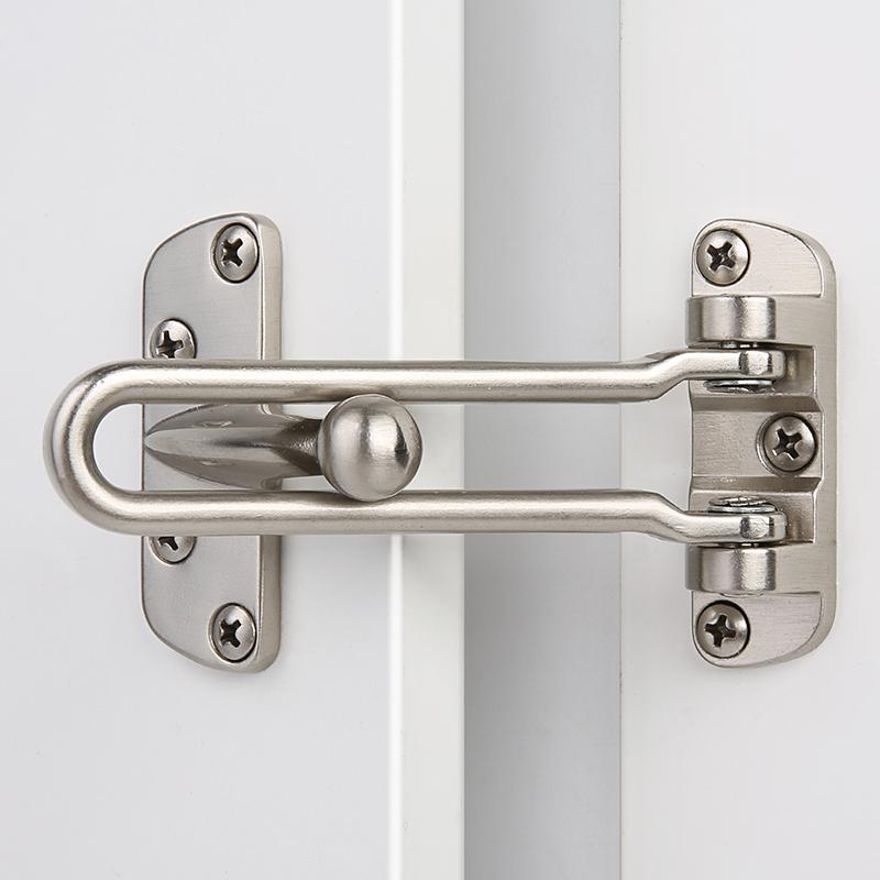 Black Silver Gold Zinc Alloy Door Lock Heavy-duty Safety Lock Latch, Suitable for Hotel Apartment Home Hardware