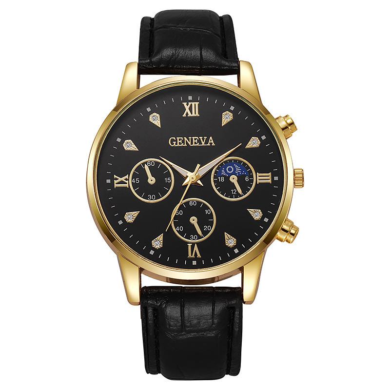 

Новий дизайн Чоловічі ділові годинники Оригінальний стиль Кварцові наручні годинники Мода Найкращі подарунки Годинник для чоловіка, сім ї, друга чорний