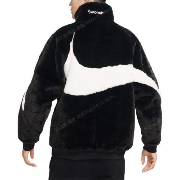 Nike Giacca Uomo Nera con Grande Swoosh FB7664-010