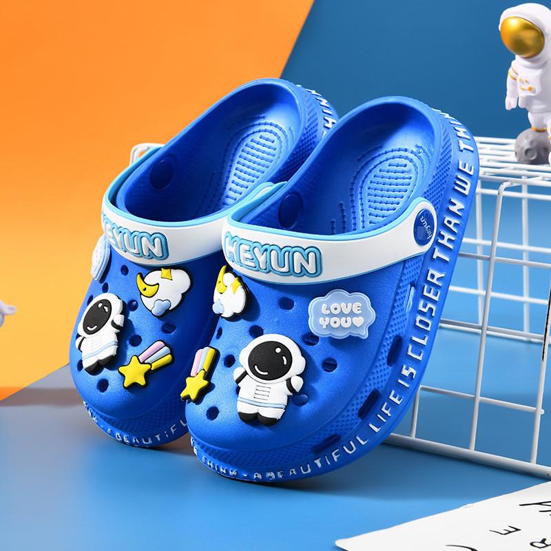 Stylish Eva Lightweight Kids Summer Slipon Sandals With Antislip Soft Sole For Boys