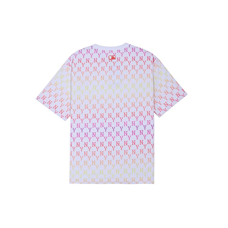 New MLB New York Yankees Straight T Shirt Unisex White Red 31TSMC131-50R