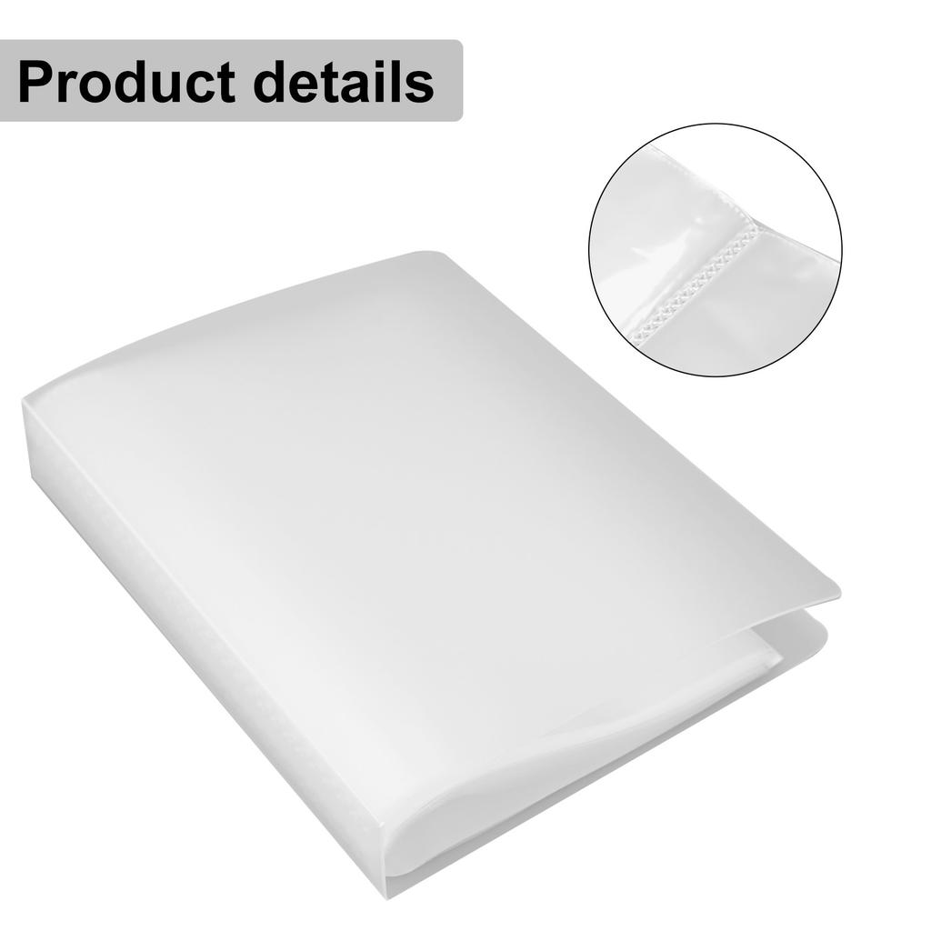 1pcs A6 40 Pages Photo Album Pockets Transparent Wallets Sleeves Storage Wallets Album Pages Card Collection Organizer Holder