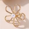 Exaggerated Starfish Ring Gold Color Flower Ring Romantic Pearl Ring  Friends