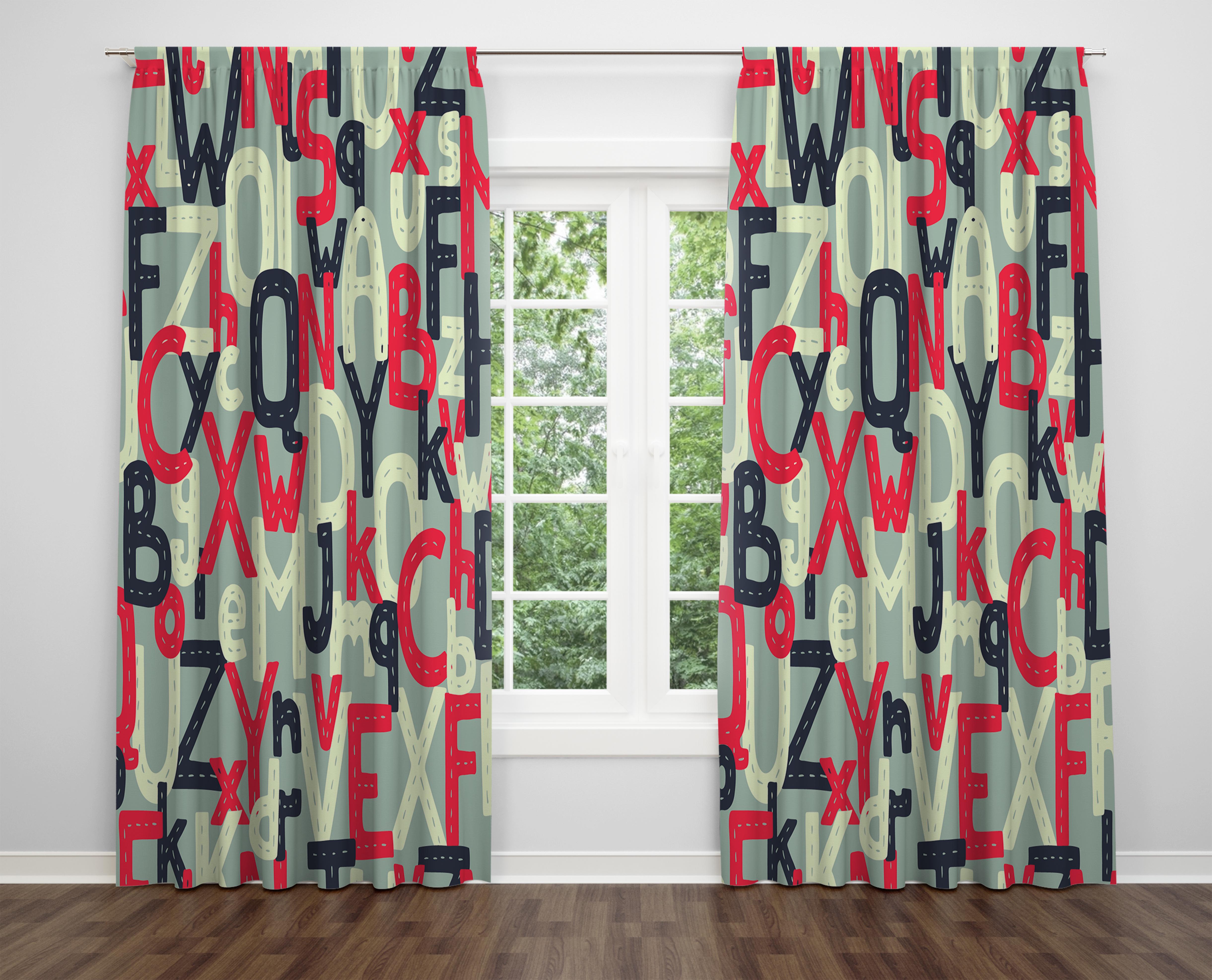 

Декоративний дизайн, високоякісна бавовняна тканина, ви можете вибрати одну або подвійну фіранку з крила 1 piece різнокольоровий