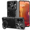 Slide Lens Armor Funda for Samsung Galaxy F06 5G Case for Samsung Galaxy M06 5G A06 4G A05 Case Magnetic Ring Stand Holder Cover