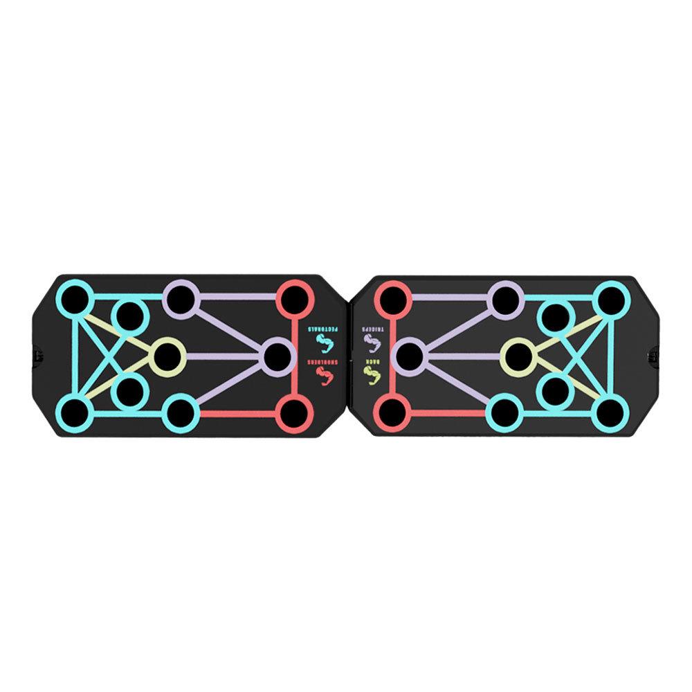 Folding Push-Up Board: Multi-Functional Fitness Trainer for Home Abs & Chest Workouts