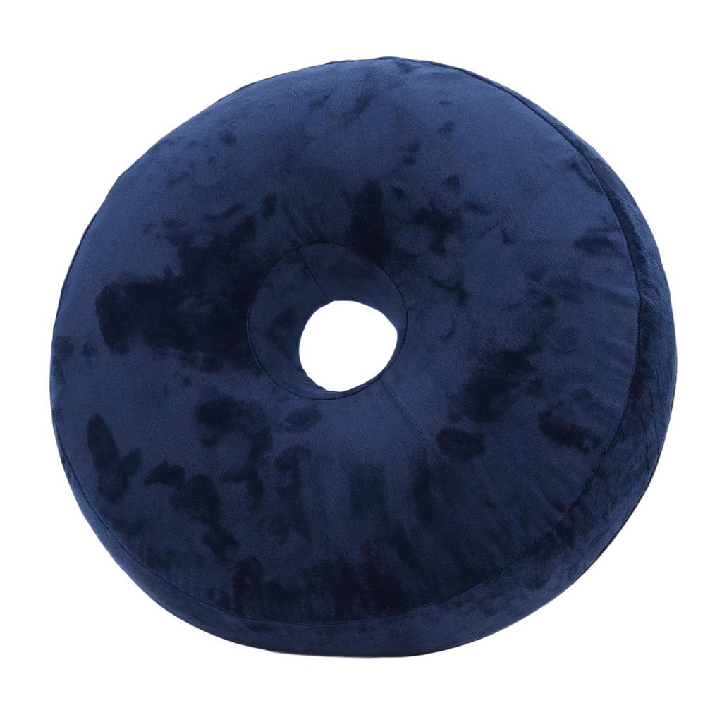 Donut Pillow Seat Cushion Memory Foam Donut Chair Cushions for Postpartum Pregnancy Hemorrhoids Tailbone Relief Navy Blue