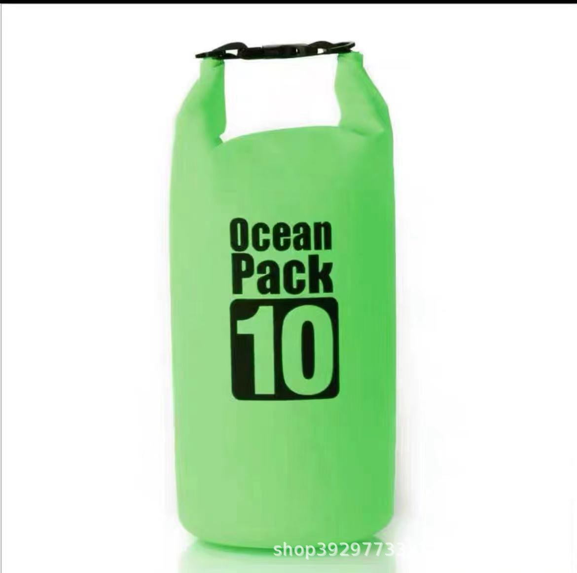 

Водонепроницаемая дорожная сумка для улицы - Идеально подходит для кемпинга, рафтинга и спорта 2L No Strap зелёный