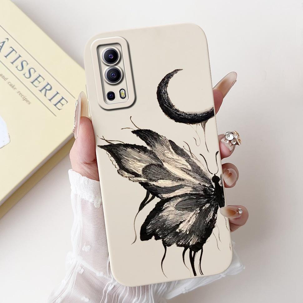 For Vivo Y72 5G Casing V2041 Colorful Flower Cartoon Cover Silicone Soft TPU Phone Case For Vivo Y 72 Y72  5G Coque Fundas Capas