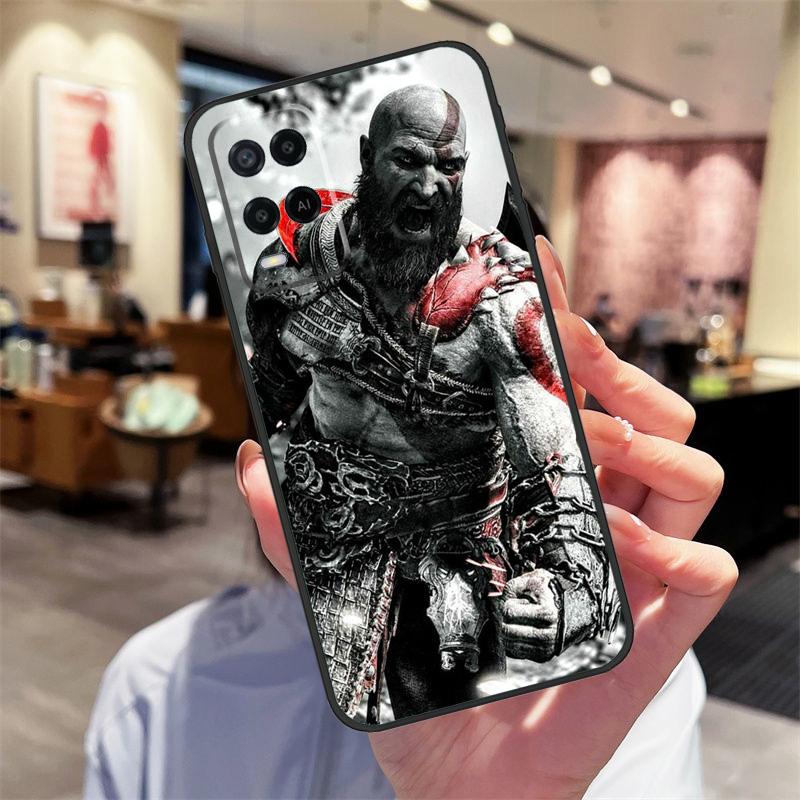 God Of War Case For OPPO Find X5 Pro X3 Lite A15 A16 A52 A72 A5 A9 A31 A53 A83 A93 A94 A74 A54 Cover