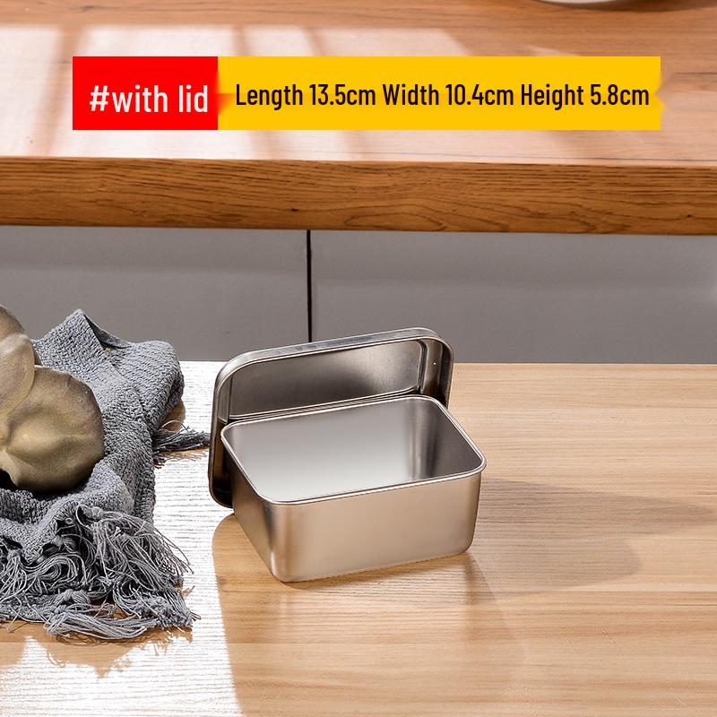 304 Stainless Steel Square Baking and Serving Tray