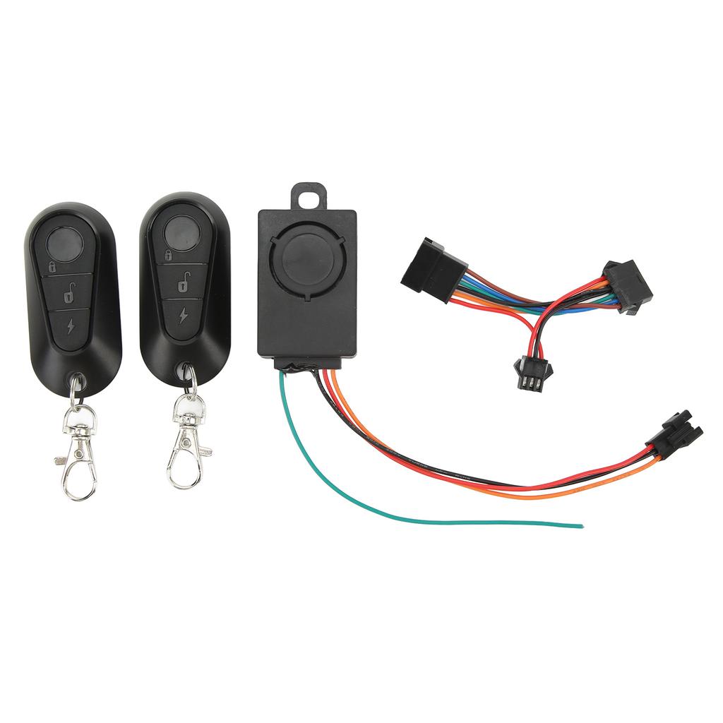 Smart Anti Theft Bike Alarm Electric Scooter Wireless Anti Theft Alarm with Remote 36?72V Universal