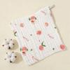 Class A Pure Cotton 6-Layer Gauze Washcloth Bib for Infants and Toddlers