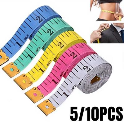 5/10Pcs Soft Sewing Ruler Sewing Measuring Tape Body Measuring Clothing Ruler Durable Tailor Tape Measure Sewing Kits 150cm