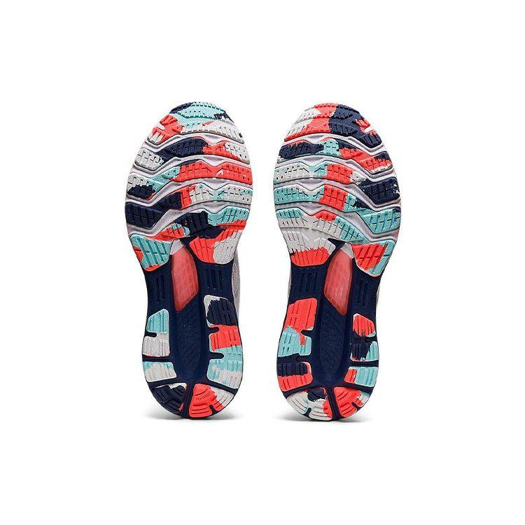 ASICS Women's Gel-Kayano 28 White Thunder Blue Running Shoes 1012B156-960