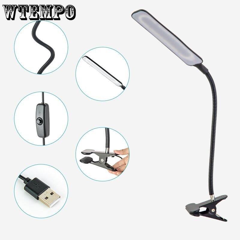 USB Clip Lamp LED Small Desk Lamp Office Student Electronic Gift Creative Fashion Bedside Table Lamp LED Lamp