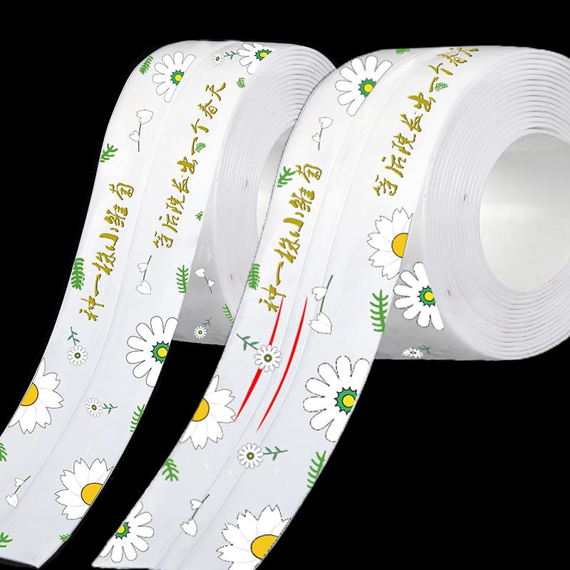 Kitchen Sink Sealing Tape Self-adhesive Waterproof Tape For Bathroom Toilet Crevice Strip Mold Proof Wall Sticker