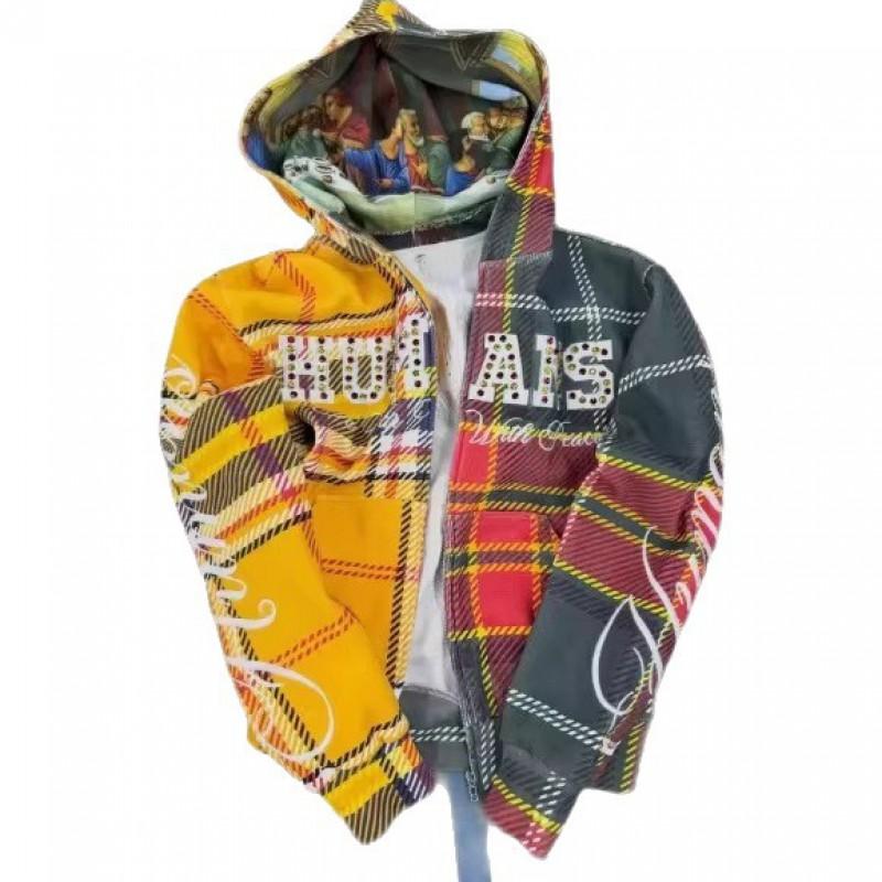 American Punk Zip Hoodie Unisex Loose Streetwear 3D Print Casual Sweatshirt