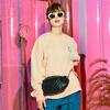 Rnot Pink Stripe Crewneck