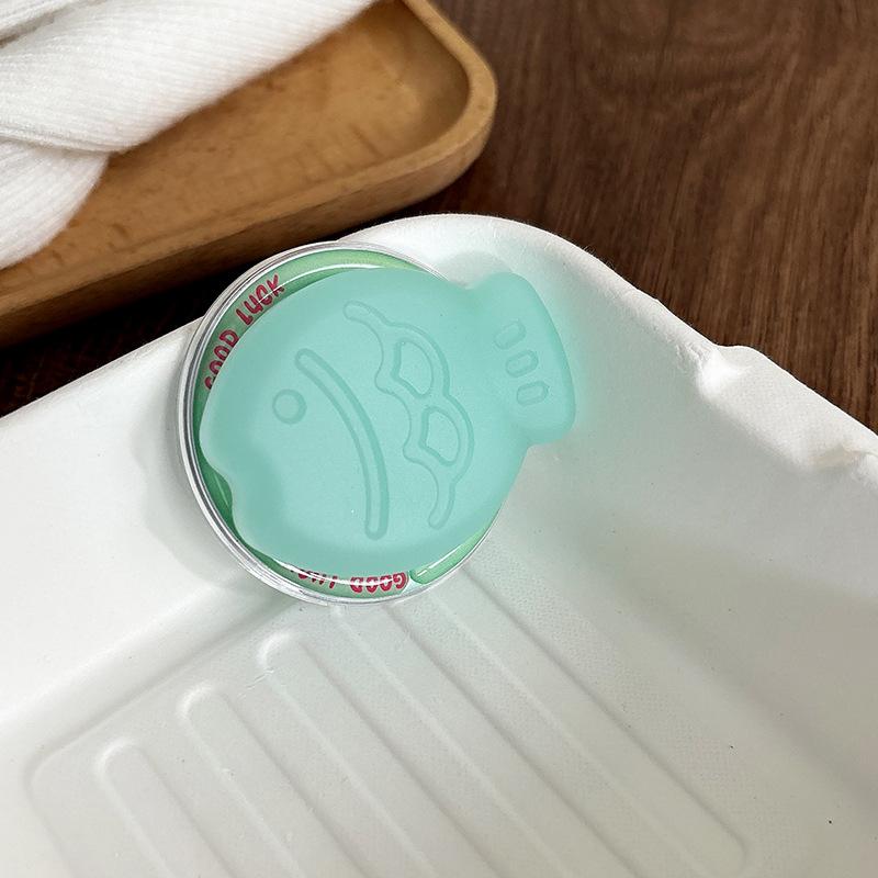 Solid Color Snapper Burning Magnetic Suction Mobile Phone Airbag Bracket Wind Niche Creative Desktop Bracket Watching Drama Stable