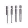 4 ks 50mm plochých šroubovacích bitů 3-6mm magnetické ploché hlavy 1/4'' šestihranná stopka SL3/SL4/SL5/SL6 pro příslušenství k elektrickému nářadí