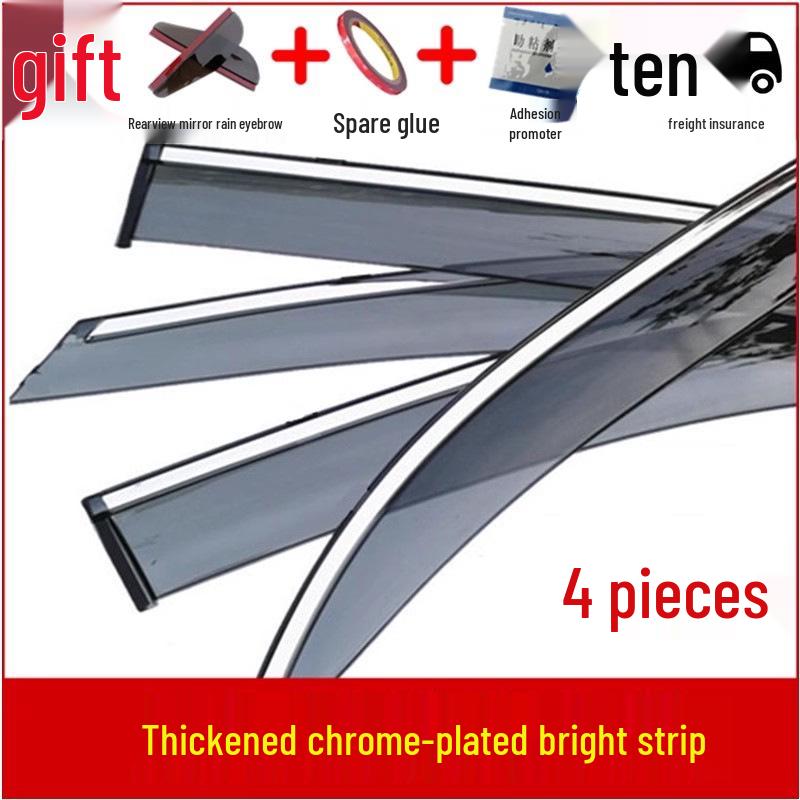 Kia Rain and Sun Visors: Compatible with Forte, K3, Sportage, K2, Cerato, KX5, KX3, K4 Car Window Shields