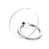 Diamond-Studded 360° Rotating Ultra-Thin Phone Ring Holder with Strong Adhesive for Universal Support