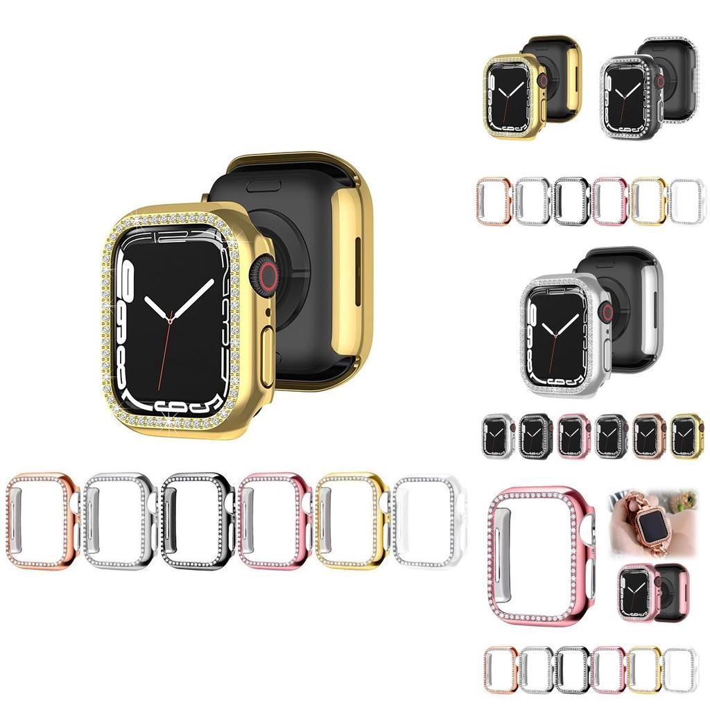 Rhinestone Apple Watch Series 7 Gen 41/45mm Protective Shell Case