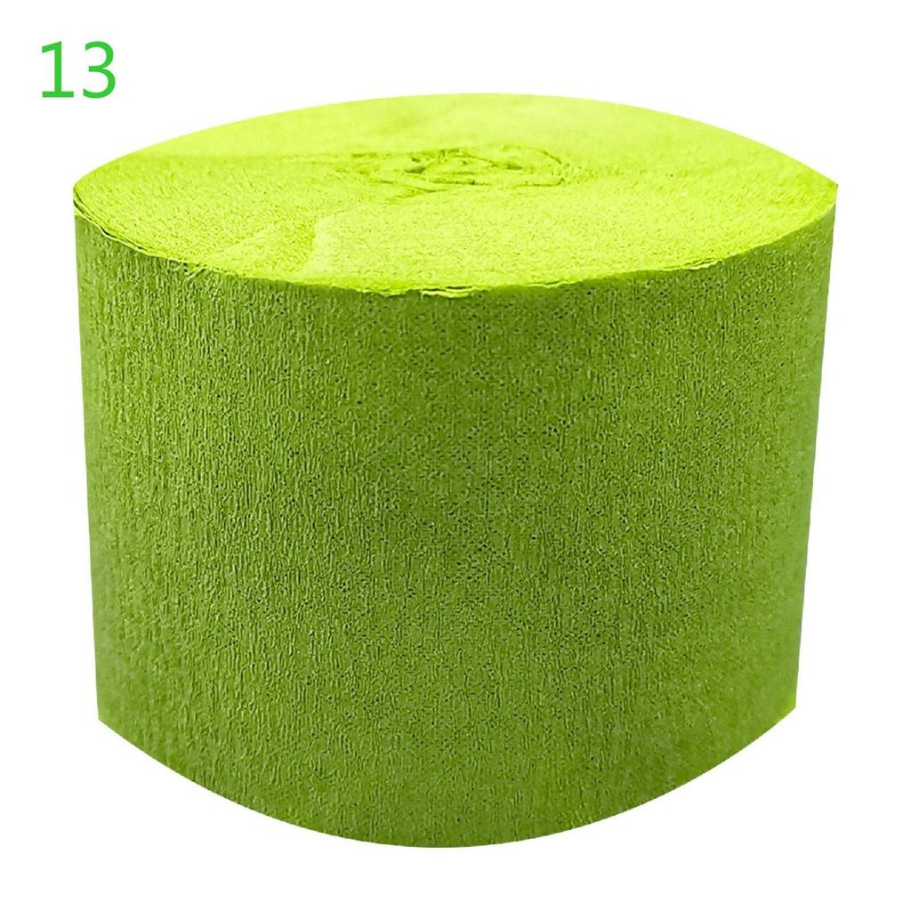 4.5cmX25m Wrinkled Colour Paper for Wedding Birthday Party Holiday Shower Decoration DIY Flower Materials.