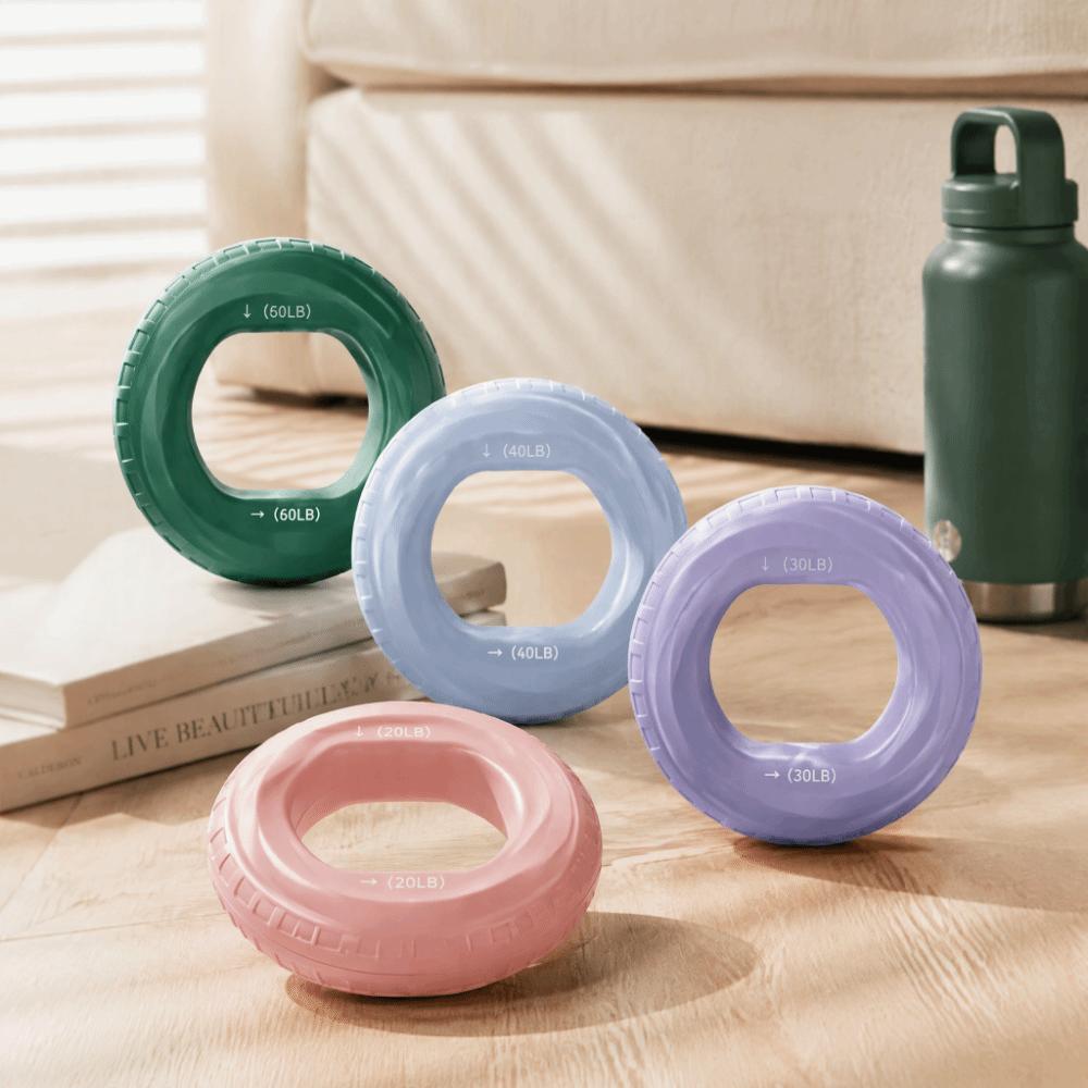 Flexible Texture Grip Ring Silicone Material Wrist Trainer Hand Exerciser  Finger Workout