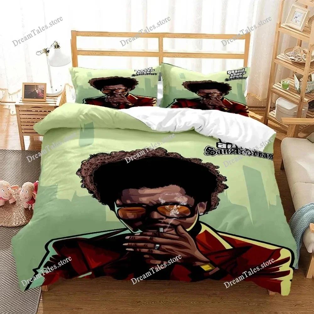 Die Weeknd Pop Singer 3D Fashion Printed Bedding Queen Bedding Set King Size Bedding Set Soft and Comfortable741