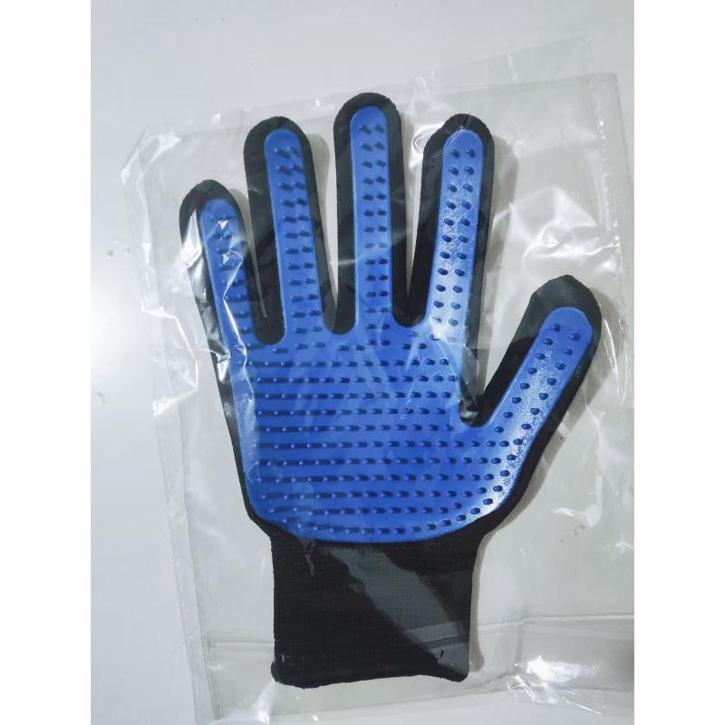 Silicone Pet Grooming Gloves Animal Hair Comb Massage Bath Cleaner Pet Supplies Suitable for Cats Dogs and Animals with Shedding Fur Pets Mittens