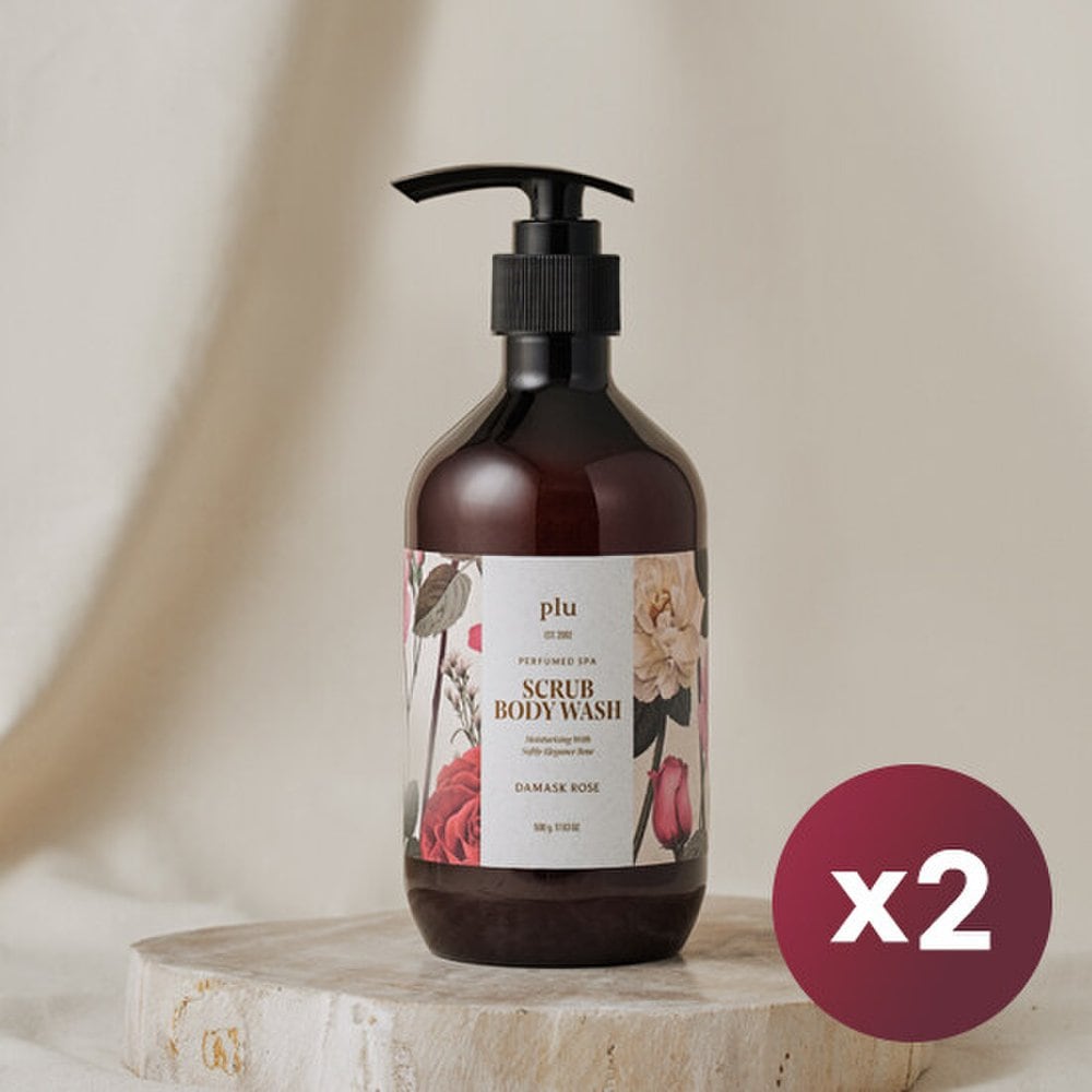 

Plu Perfumed Scrub Body Wash 500g 1+1 (Select Type) Fleur Soap