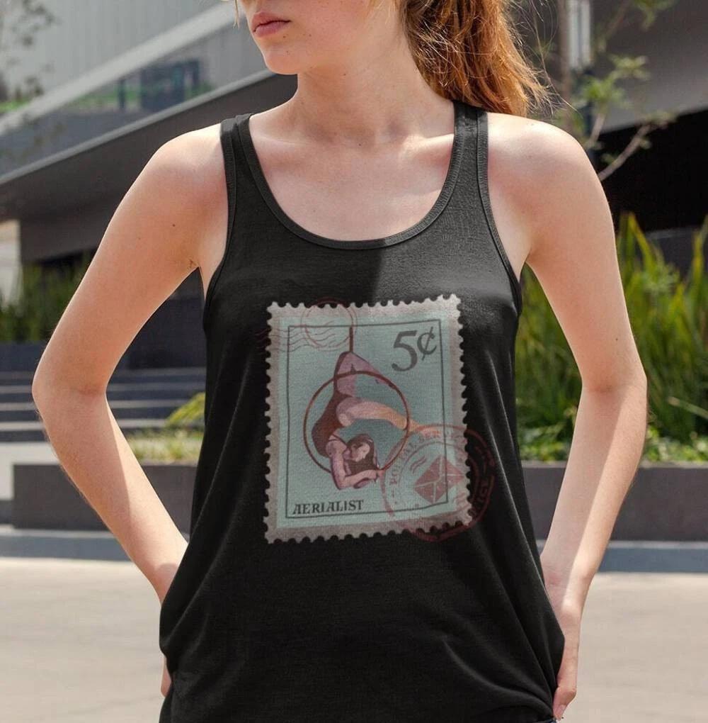 Aerialist Tank Top T-Shirt Set - Aerial Dance Apparel 2XL