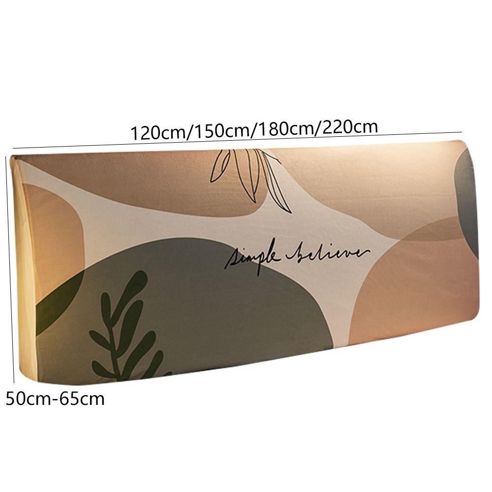 All-inclusive Headboard Cover Elastic Bedside Cover Washable Protective Cover  Home Room Decor