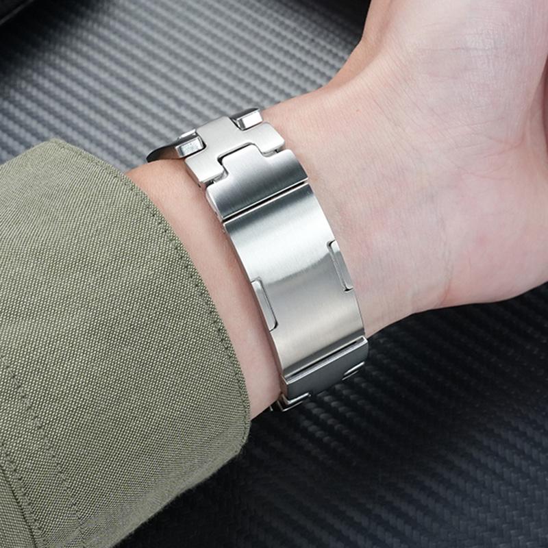 For Casio G-SHOCK Steel Heart GST-B100 Modified Strap B210/W300/S100/S310 New Quick Release Stainless Steel DIY Bracelet