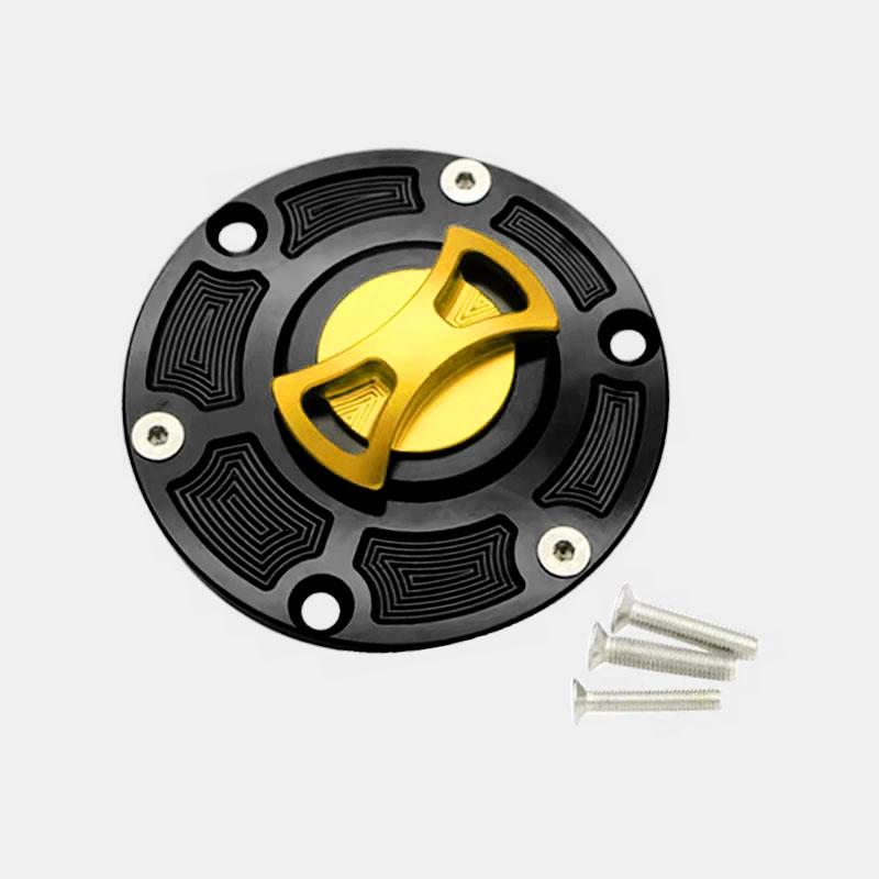 

CNC Aluminum fuel tank cap cover For Kawasaki Ninja 250 300 EX250 EX300 ER250 ER300 Z250 Z300 Oil Cap Accessories золотой