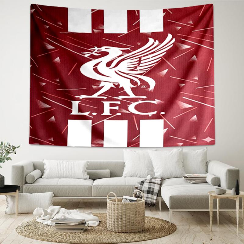 Liverpool Football Club Print Wandkleed, Achtergrond, Eenvoudige Installatie, Ideaal voor Slaapkamer, Kantoor & Woonkamer, met Esthetische Wanddecoratie.
