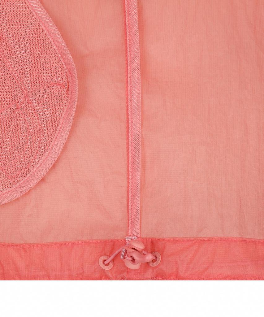 Discovery Expedition Women'S Freshvent Ultra-Light High-Neck Windbreaker (L/Coral)