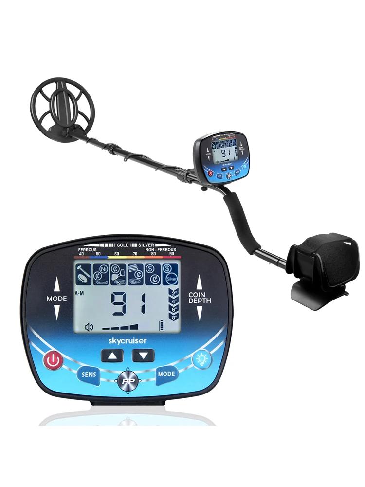 

MD910B Металлоискатель Подземный Профессиональный Глубина 2,5 м Поисковый Искатель Золота Детектор Сокровищ Обнаружение Пинпойнтер Водонепроницаемый