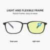 TR90 Intelligent Zoom Reading Glasses Automatically Adjust Reading Glasses Anti-blue Light Night Vision Presbyopic Eyewear
