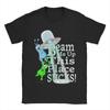Beam Me Up Dieser Ort ist Mist T-Shirt Herren Baumwolle Oberteile Druck Rundhals Kurzarm
