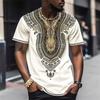 Summer Retro African Ethnic Style 3D Print T-Shirts Men Women Vintage T Shirt Short Sleeve Oversized Kids Tees Tops Man Clothing