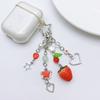 Keyring Ornament Strawberry Bag Charm Keychain Alloy Material Backpack Pendant