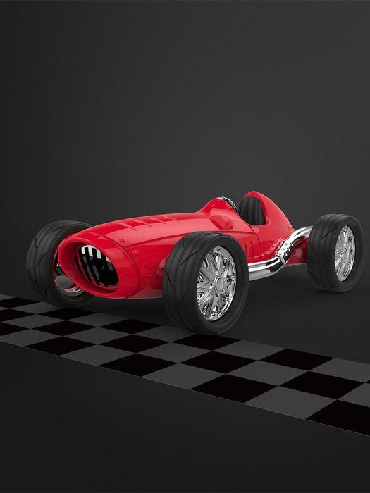 

Metalmorphose Belgian Metal Keychain - F1 Racing Car F